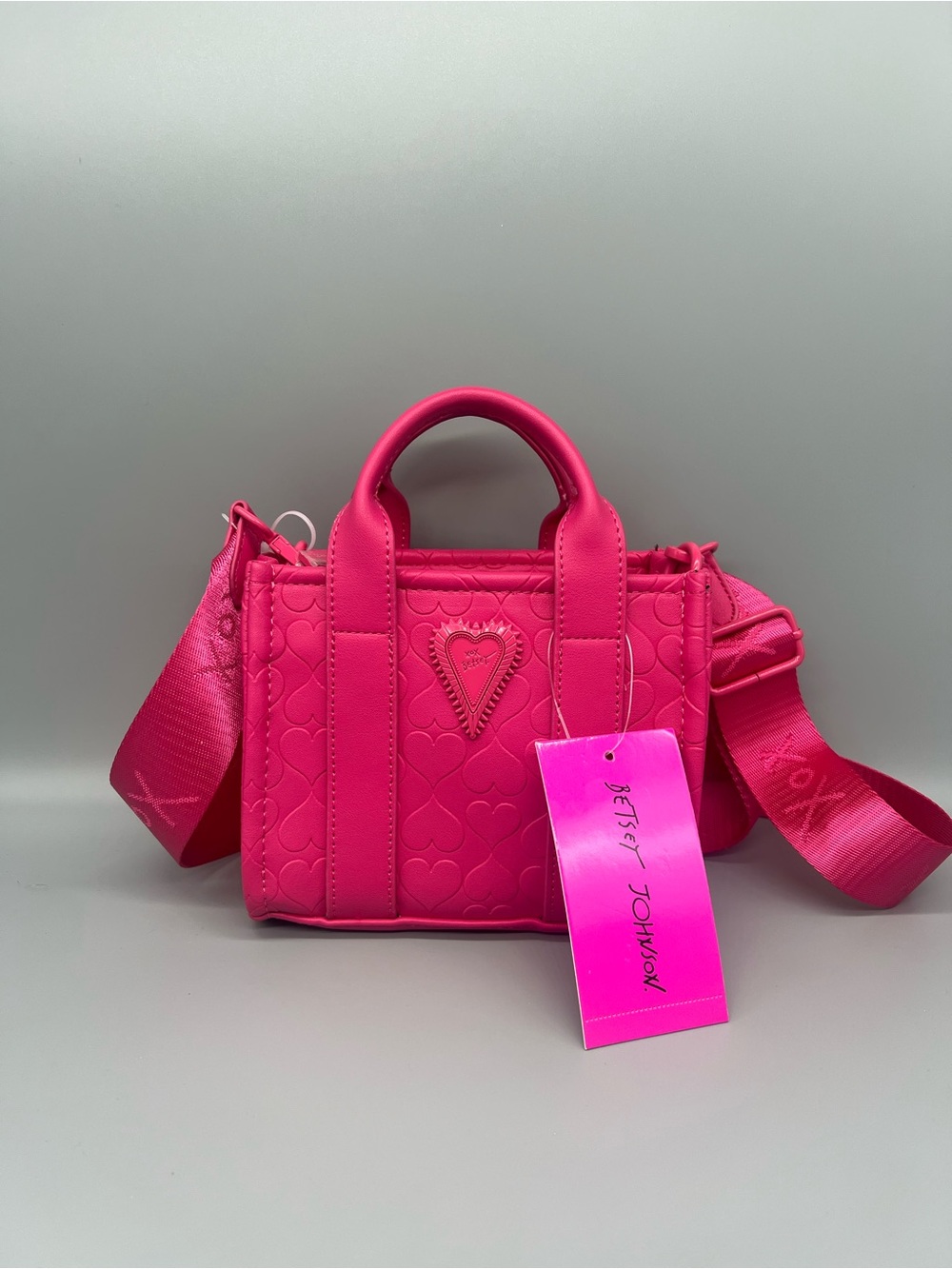 Betsey Johnson XORAINQ mini tote purse